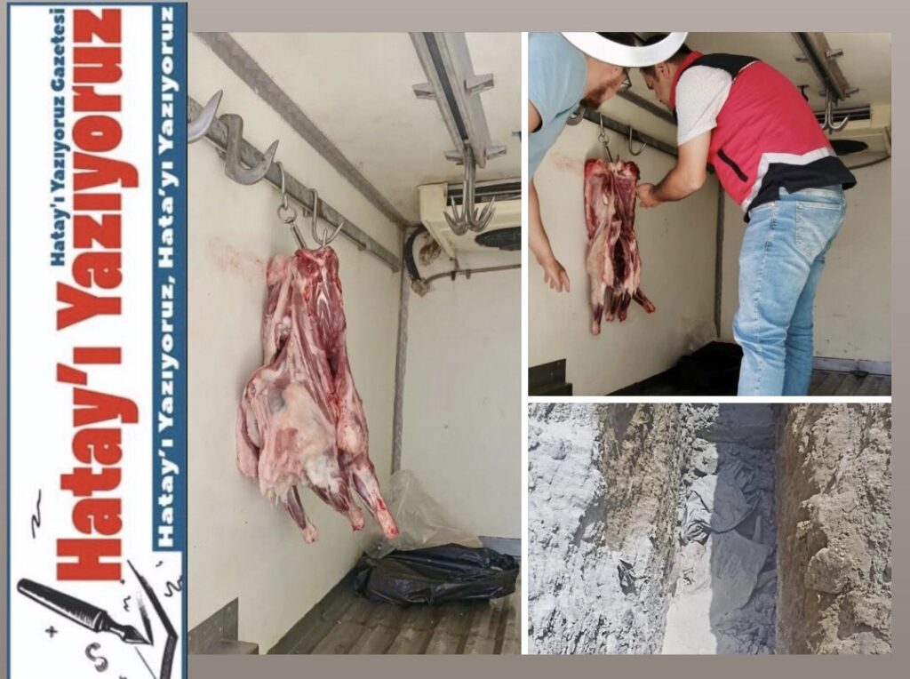 UYGUN ŞARTLARDA TAŞINMAYAN 34 KİLO ET İMHA EDİLDİ