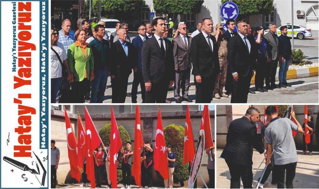 ERZİN’DE ÇELENK SUNUMU!