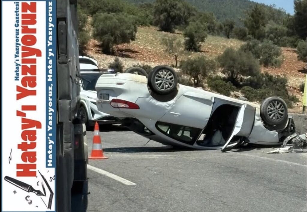 BELEN’DE TRAFİK KAZASI: 1 KİŞİ HAFİF YARALANDI
