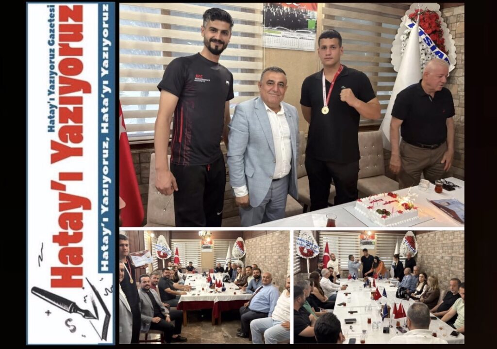 MUAY THAİ ŞAMPİYONU RÜZGAR GEÇER, ARİAD’I ZİYARET ETTİ