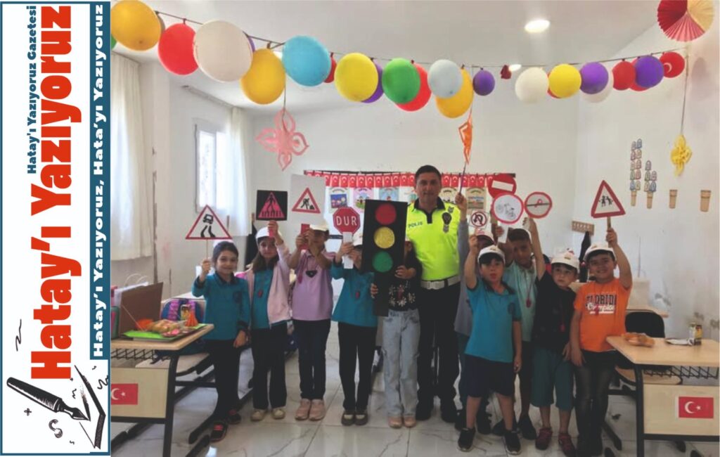 İLKOKUL ÖĞRENCİLERİNE TRAFİK EĞİTİMİ VERİLDİ