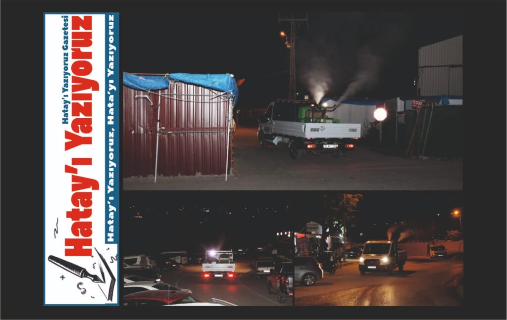 HBB’NİN GECE İLAÇLAMALARIYLA HAŞERELERE GEÇİT YOK