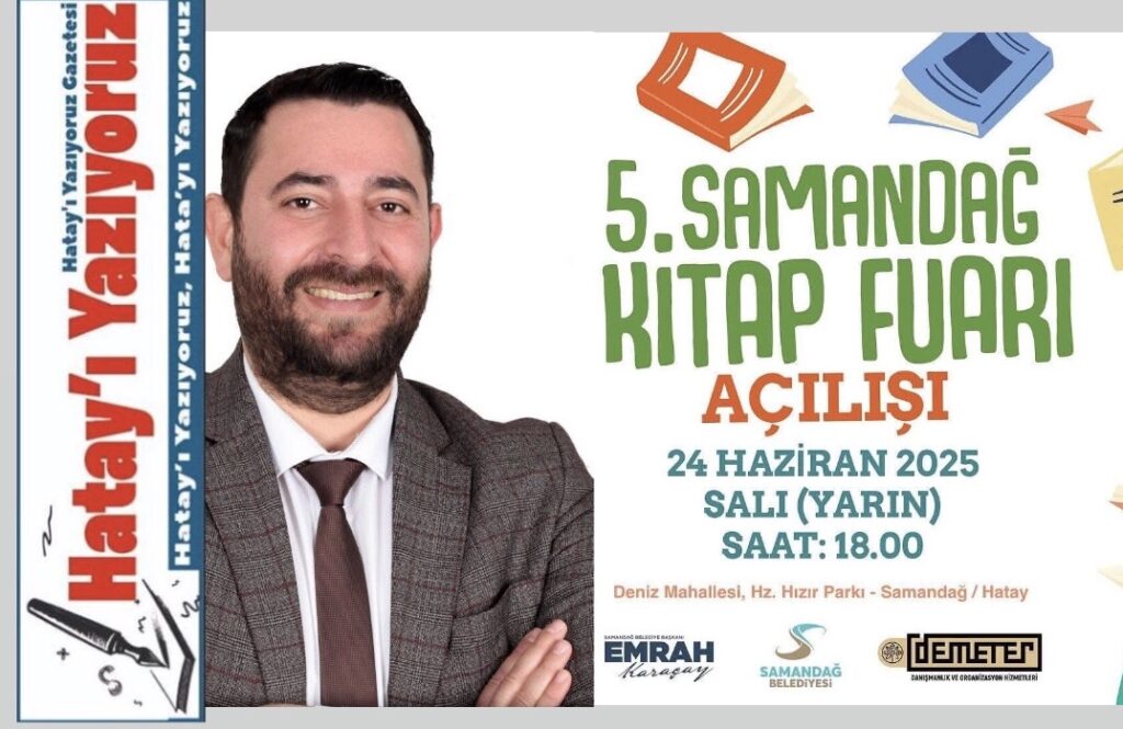SAMANDAĞ KİTAP FUARI KAPILARINI AÇIYOR