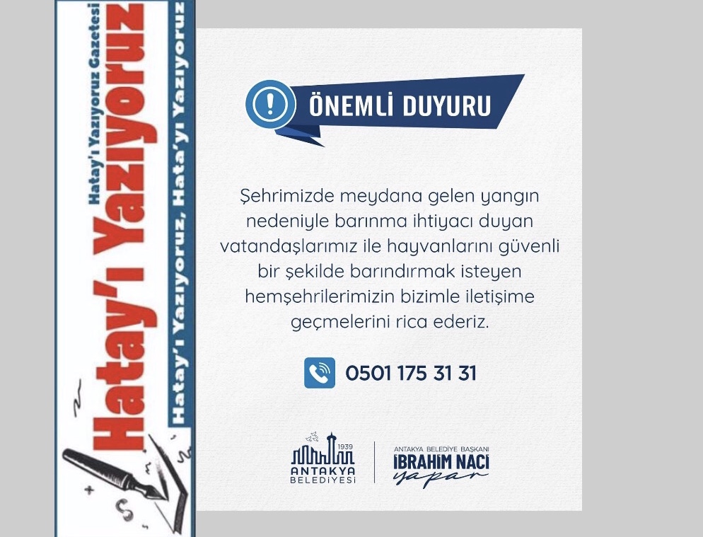 BAŞKAN YAPAR’DAN YANGIN MAĞDURLARINA ÇAĞRI:“BİRLİK VE DAYANIŞMAYLA BU ZOR GÜNLERİ AŞACAĞIZ”