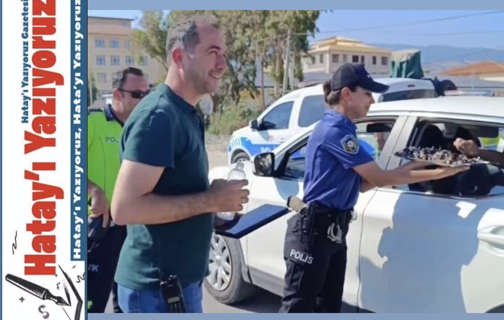 SAMANDAĞ EMNİYET MÜDÜRLÜĞÜ’NDEN SÜRÜCÜLERE TATLI İKRAMI