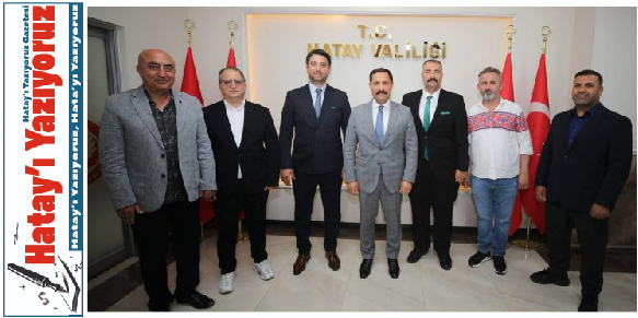 ALANYA’DAKİ HATAYLILARDAN VALİ MASATLI’YA ZİYARET