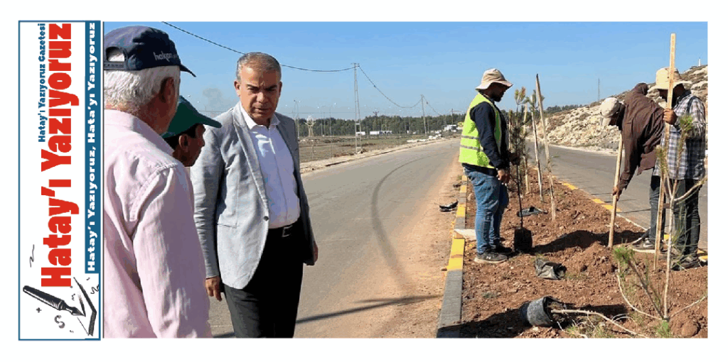 KIRIKHAN’DA YÖRÜKLER BULVARI’NA YEŞİL DOKUNUŞ