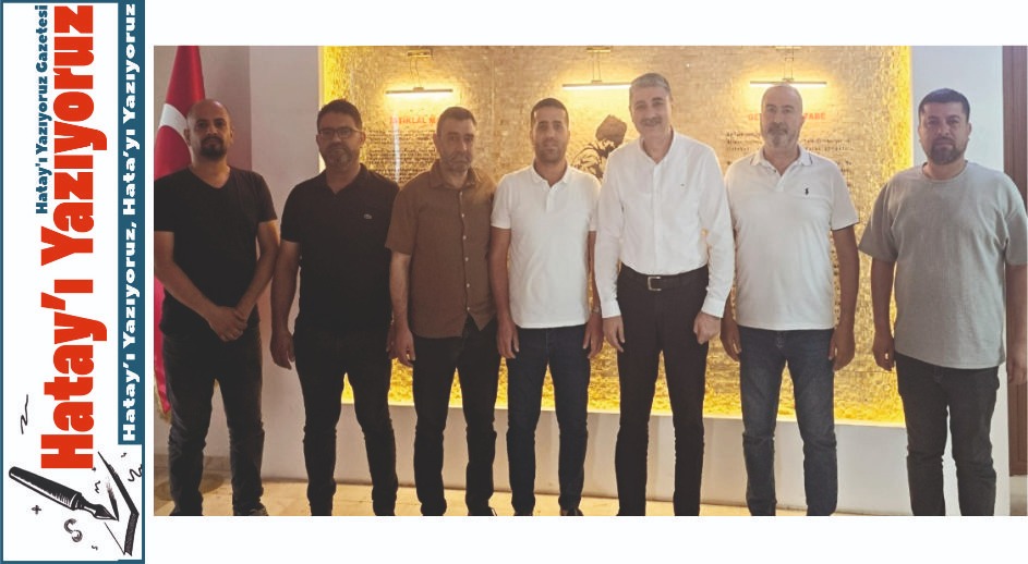BAŞKAN AYDIN’DAN KAYMAKAM ÖZTÜRK’E VEDA ZİYARETİ