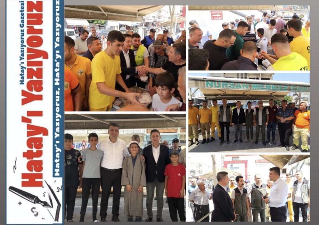 ORMAN YANGININDA ŞEHİT DÜŞÜN KAHRAMANLAR İÇİN HELVA DAĞITILDI