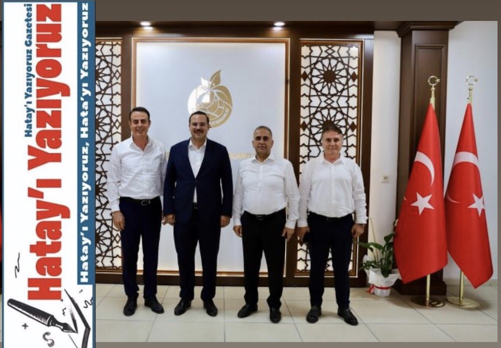 BAŞKAN SARI’DAN KAYMAKAM ŞAHİN’E TEBRİK ZİYARETİ