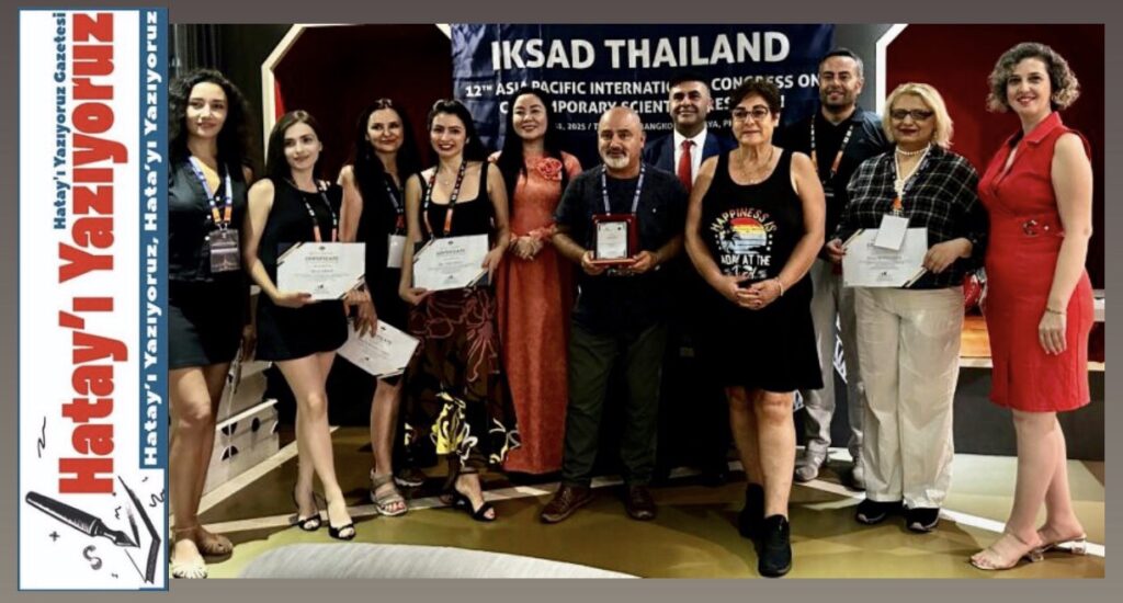PROF. DR. SEDAT CERECİ’YE TAYLAND’DA TEŞEKKÜR