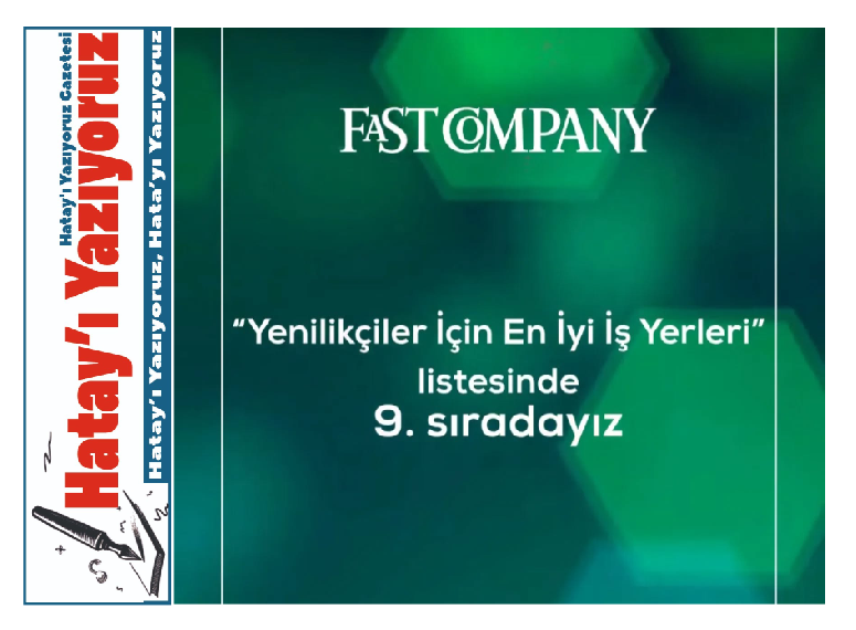 TOSYALI, “YENİLİKÇİLER İÇİN EN İYİ İŞ YERLERİ” LİSTESİNDE 9. SIRADA