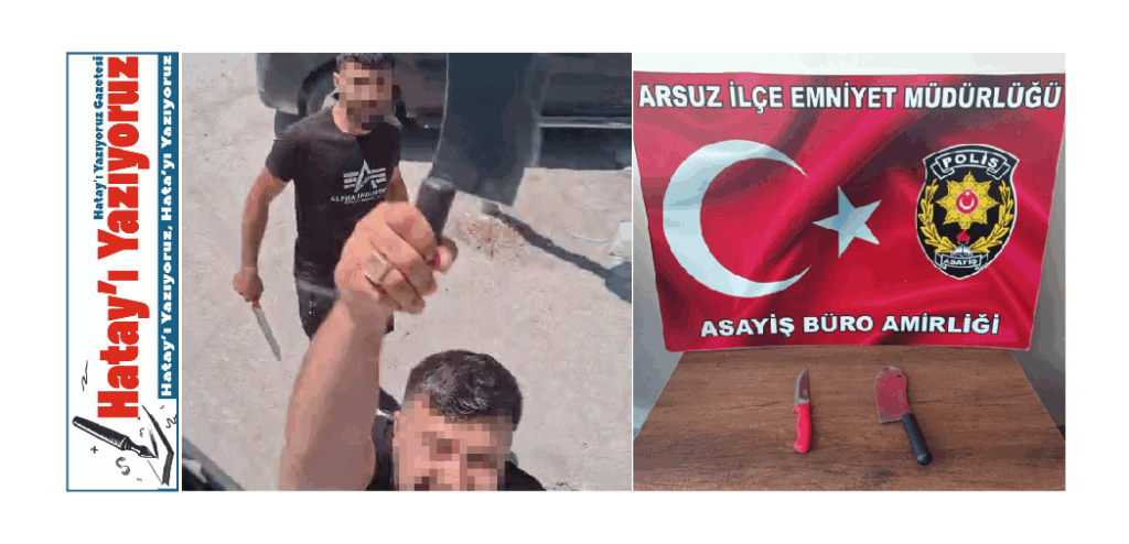 YOL VERME KAVGASINDA KAMYON ŞOFÖRÜNE SATIRLA SALDIRAN 2 ŞAHIS TUTUKLANDI