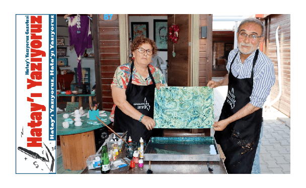 EBRU USTALARI HATAY’DA BULUŞTU
