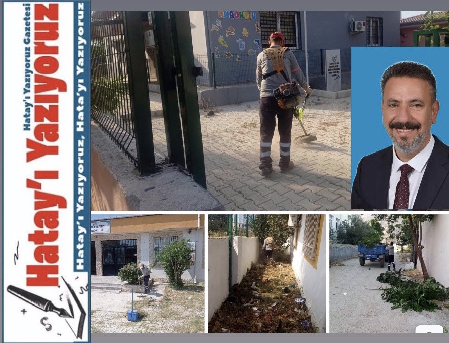 ARSUZ BELEDİYESİ’NDEN OKULLARA TEMİZLİK ÇALIŞMALARI