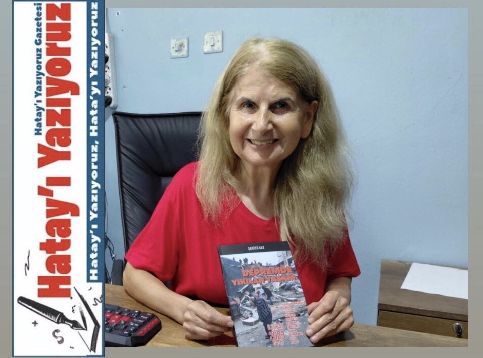 GAZETECİ SAY “DEPREMDE YIKILAN YAŞAM” ADLI KİTABINI ÇIKARDI