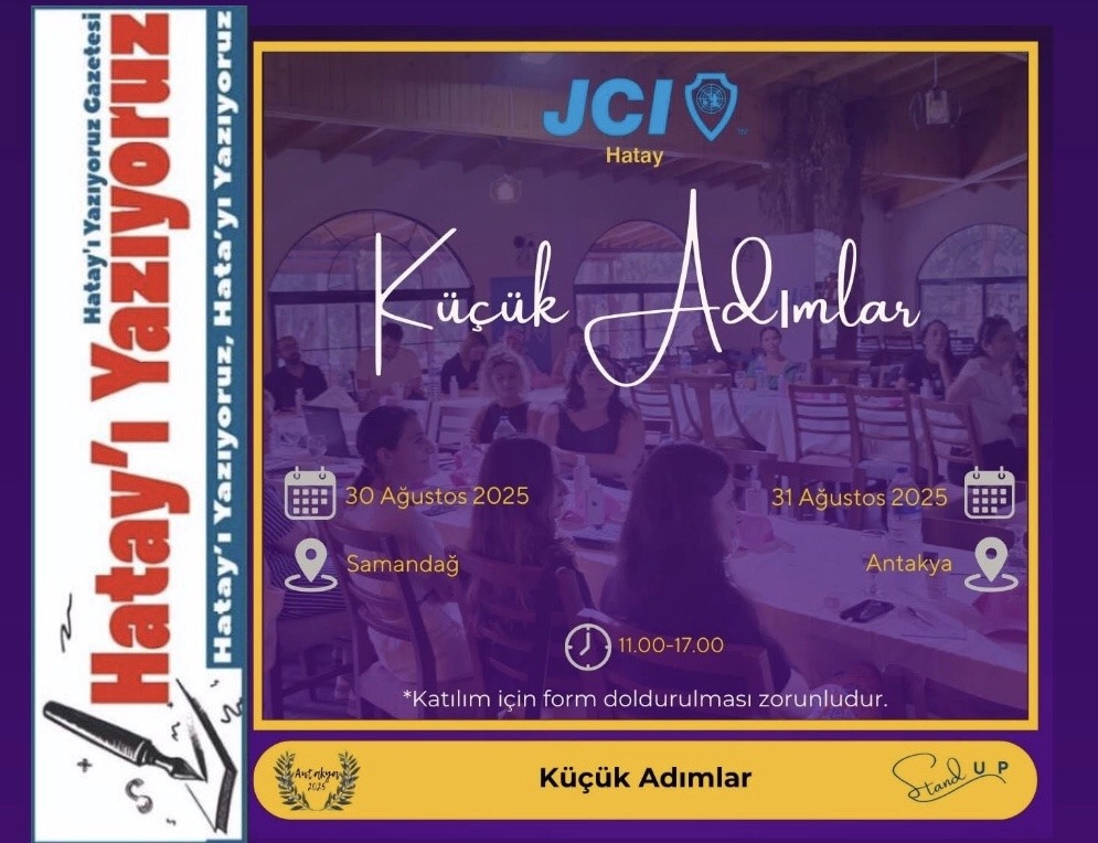 JCI HATAY’DAN EKONOMİYE “KÜÇÜK ADIMLAR” PROJESİ GERİ DÖNÜYOR