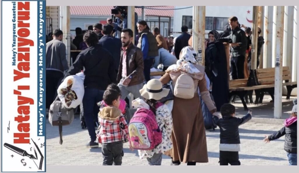 HATAY’DAN GİDEN SURİYELİ SAYISI AÇIKLANDI