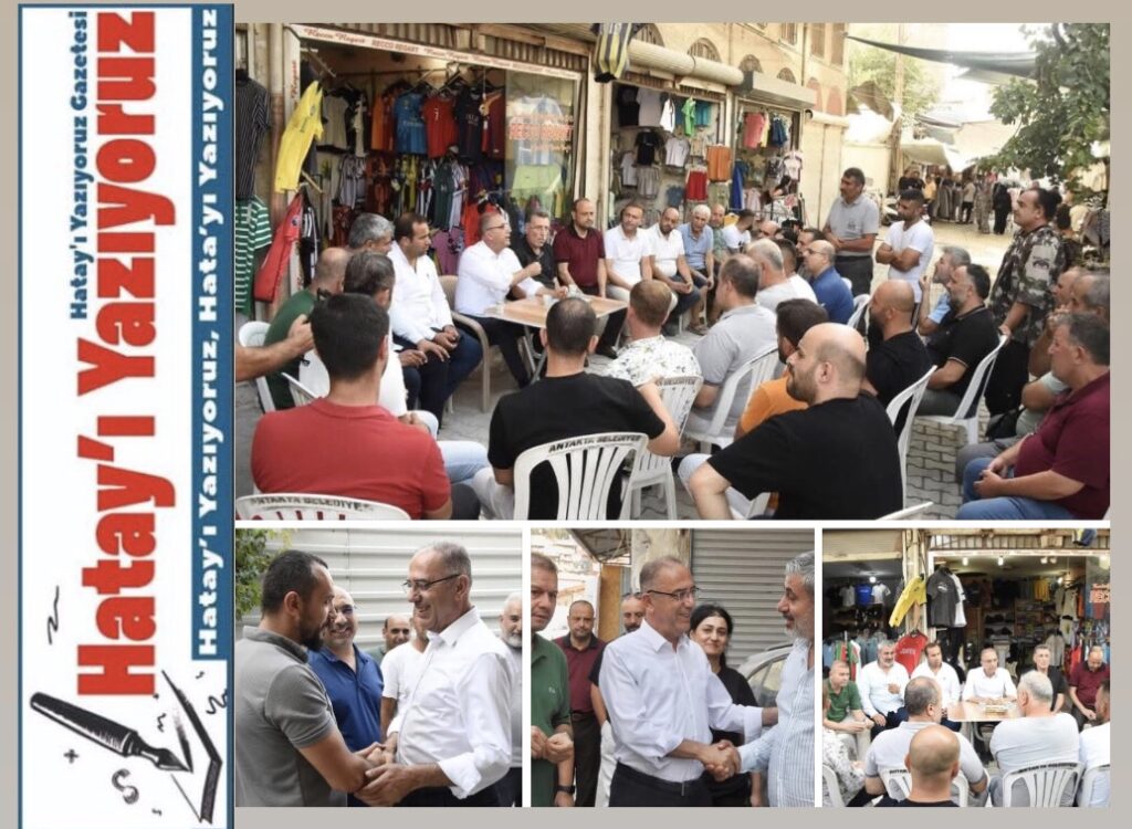 BAŞKAN YAPAR, UZUN ÇARŞI ESNAFIYLA BİR ARAYA GELDİ