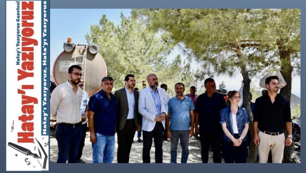 CHP HEYETİ HATAY’DA YANGIN BÖLGESİNİ ZİYARET ETTİ