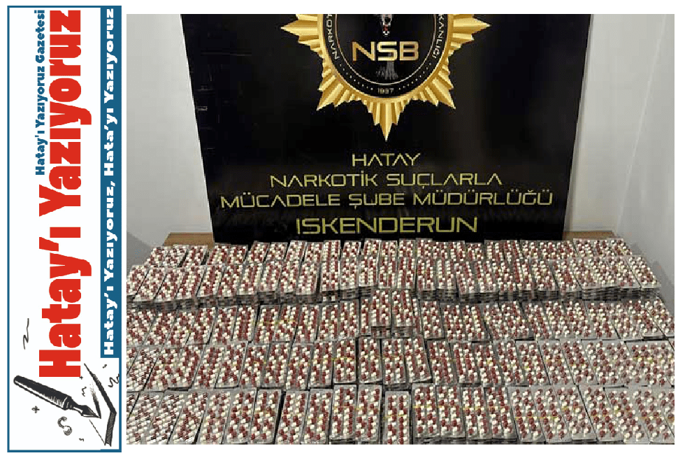 BİNLERCE ADET UYUŞTURUCU HAP İHBARLA YAKALANDI!