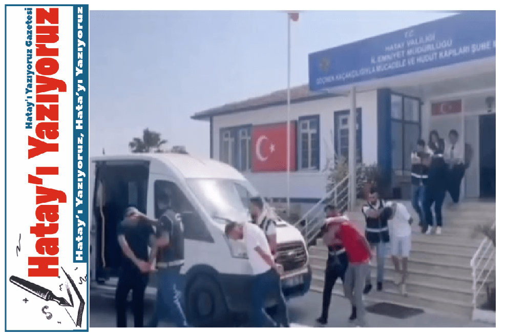 KİMLİKSİZ GÖÇMENLER YAKALANDI