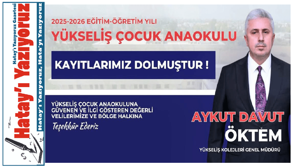 YÜKSELİŞ KOLEJLERİ’NDEN YENİ BAŞARI: ANAOKULU KAYITLARI TAMAMLANDI