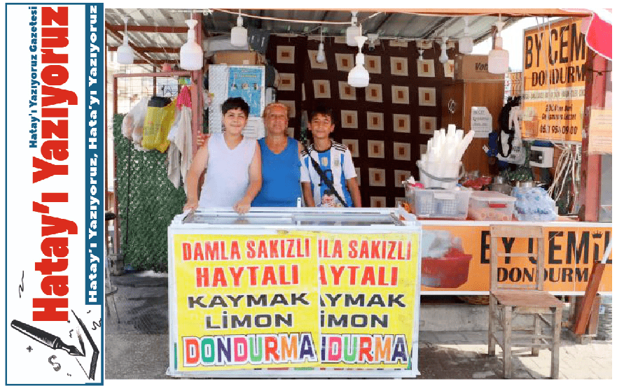 SAMANDAĞ’DA SERİN BİR MOLA: BAY CEMİL DONDURMA