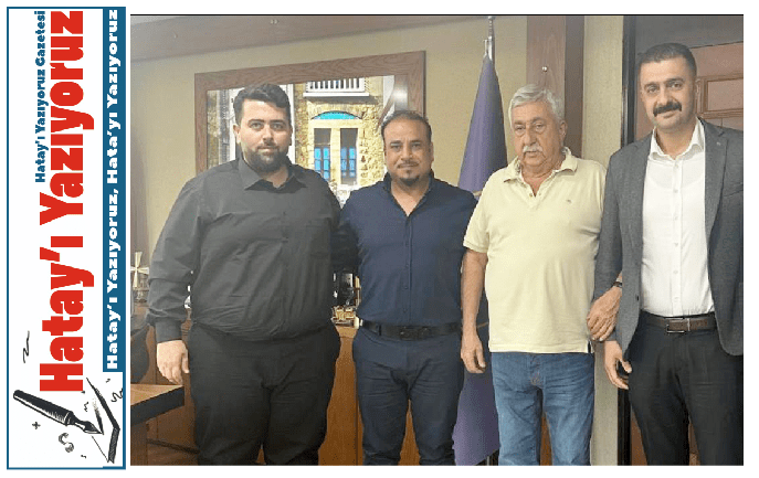 SAMANDAĞ ESNAF ODASI BAŞKAN ADAYI İSMAİL KILINÇ’TAN TESK BAŞKANI PALANDÖKEN’E ZİYARET