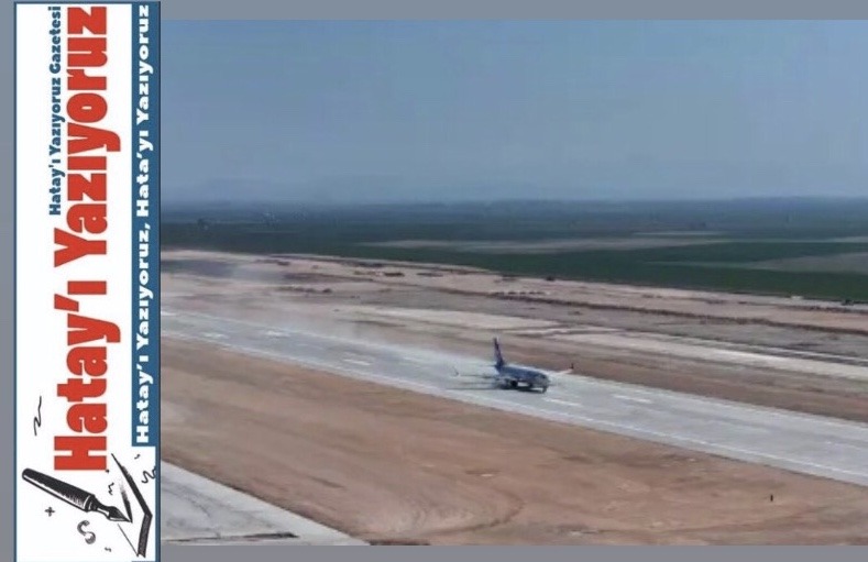 HATAY HAVALİMANI’NDA UÇUŞLAR YENİDEN BAŞLADI