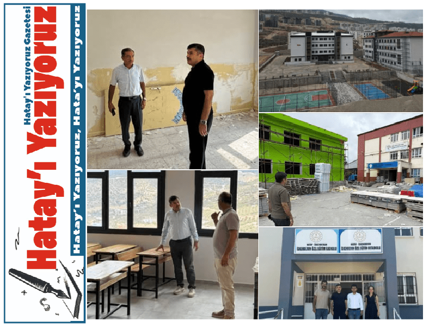 İSKENDERUN’DAKİ OKULLARDA YENİ DÖNEM HAZIRLIĞI SÜRÜYOR