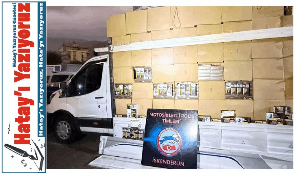 2 MİLYON 900 BİN ADET KAÇAK MAKARON YAKALANDI!