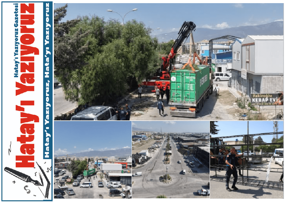 SANAYİ SİTESİ’NDEKİ BARAKA VE KONTEYNERLER KALDIRILIYOR