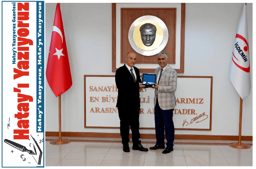 ÖZÇELİK-İŞ İSKENDERUN ŞUBE YÖNETİM KURULU, İSDEMİR GENEL MÜDÜRÜ AYHAN AKIN’I ZİYARET ETTİ