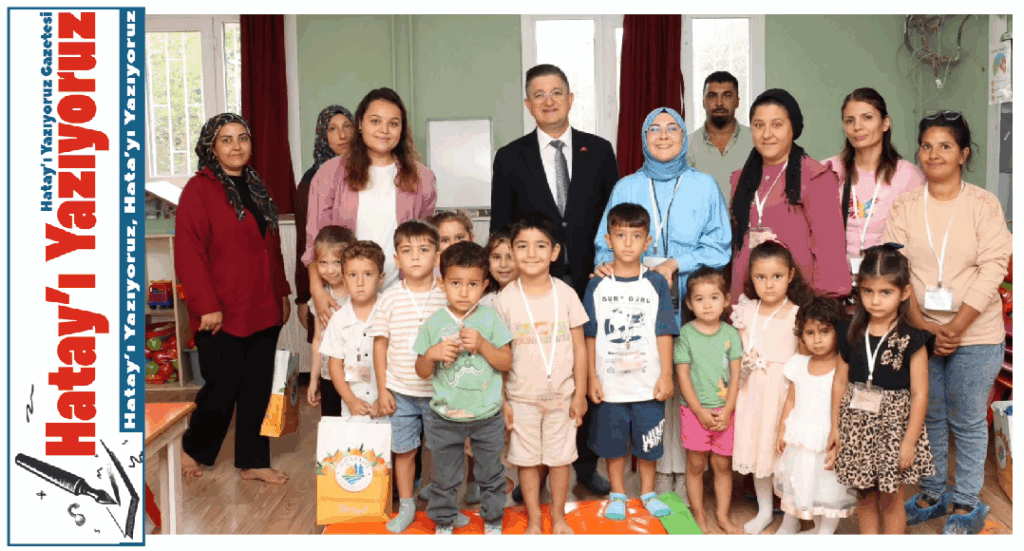 BAŞKAN AMAÇ, MİNİK ANAOKULU ÇOCUKLARINI ZİYARET ETTİ
