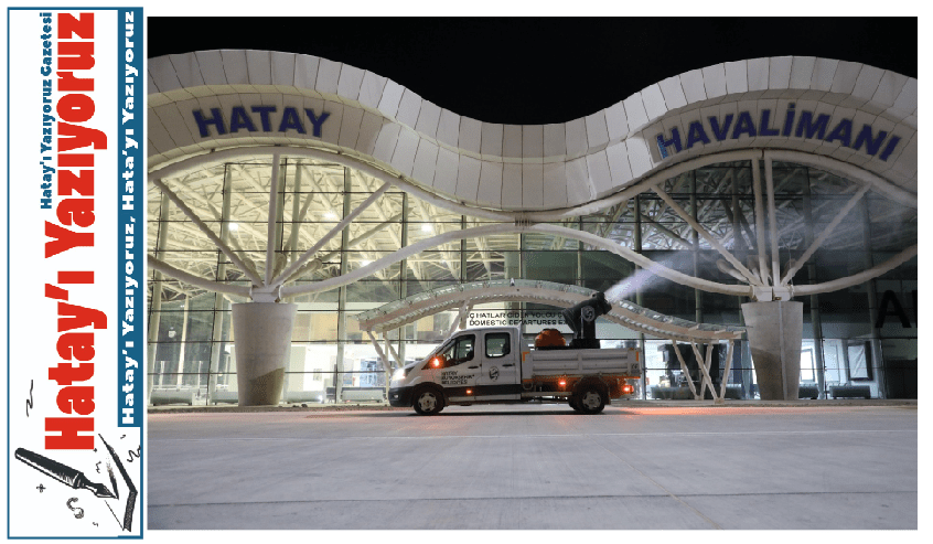 HAŞERELERE KARŞI HAVALİMANI İLAÇLANDI