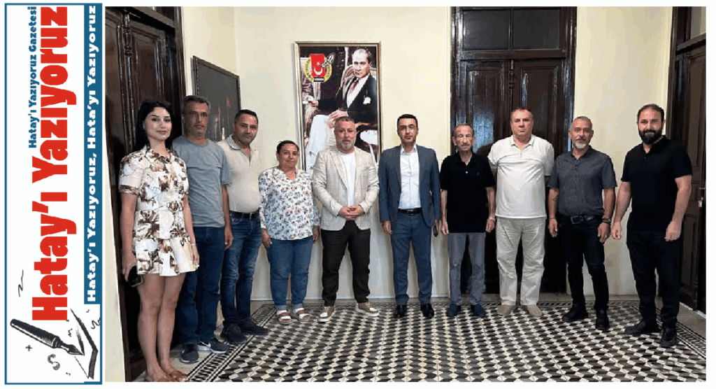 BİK ADANA BÖLGE MÜDÜRÜ PARLAK, İSKENDERUN GAZETECİLER CEMİYETİ’Nİ ZİYARET ETTİ