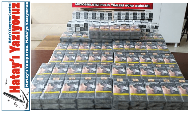 HATAY’DA KAÇAK SİGARA OPERASYONU