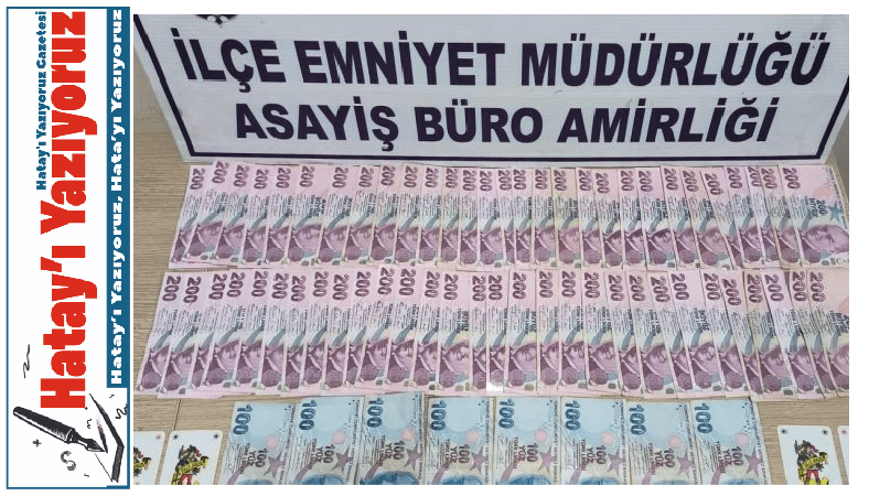 DÖRTYOL’DA KUMAR OYNAYAN 4 ŞAHSA PARA CEZASI UYGULANDI
