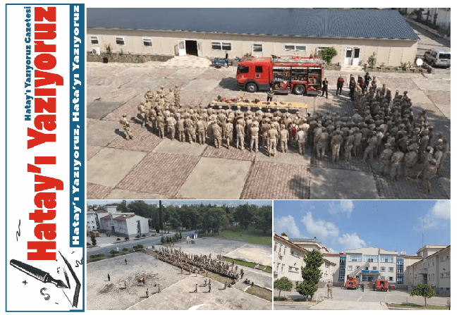 HATAY’DA İTFAİYEDEN MEHMETÇİĞE YANGIN EĞİTİMİ