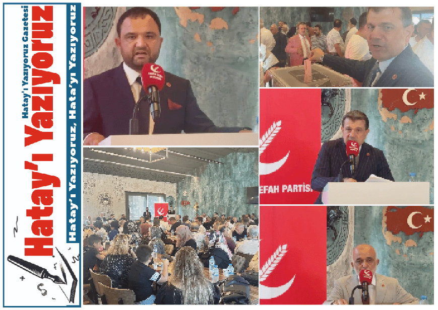 YENİDEN REFAH PARTİSİ İSKENDERUN’DA 1. OLAĞAN İLÇE KONGRESİ YAPILDI