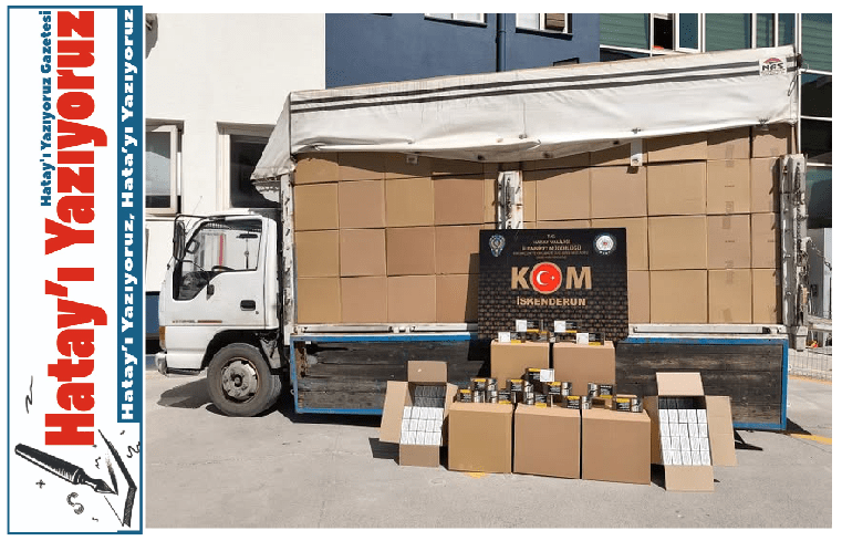 KAMYONETTEN 2 MİLYON 760 BİN KAÇAK MAKARON ÇIKTI