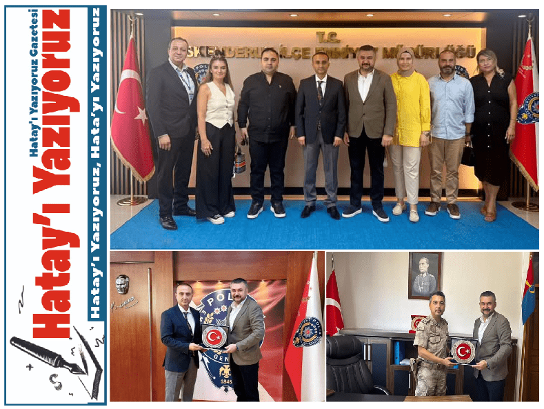 TEDB HATAY İL BAŞKANLIĞI’NDAN İSKENDERUN EMNİYET MÜDÜRLÜĞÜ VE İLÇE JANDARMA KOMUTANLIĞI’NA ZİYARET