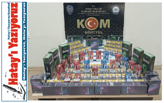 HATAY’DA KAÇAK İÇKİ VE SİGARA OPERASYONU