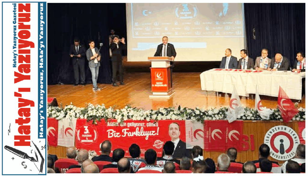 NECMETTİN ÇALIŞKAN, YENİDEN REFAH PARTİSİ KONGRESİNE KATILDI