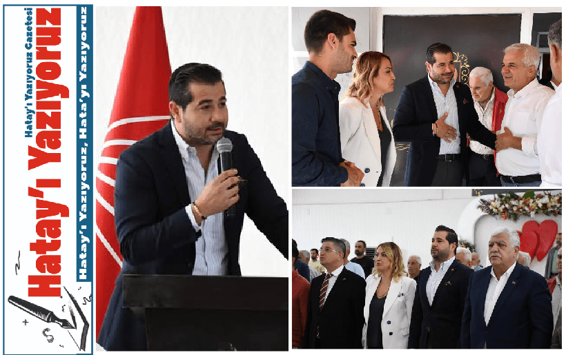 BAŞKAN TİRYAKİ, CHP HASSA OLAĞAN İLÇE KONGRESİNE KATILDI