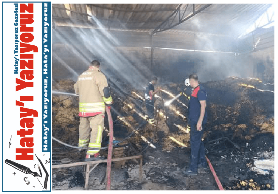 REYHANLI’DA SAMANLIK YANGINI