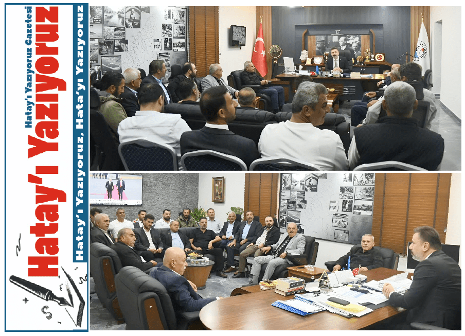 MUHTARLAR, BELEDİYE’DE BİR ARAYA GELDİ