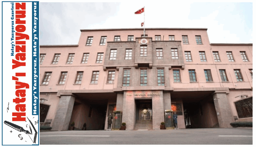 MSB AÇIKLADI: HATAY HUDUT HATTINDA MÜHİMMAT ELE GEÇİRİLDİ