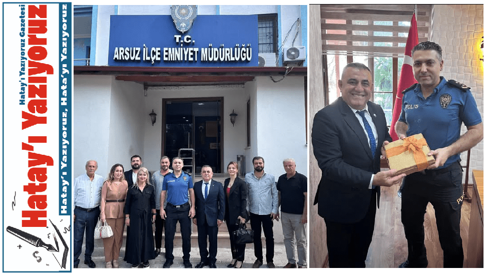 ARİAD’TAN ARSUZ EMNİYETİNE HAYIRLI OLSUN ZİYARETİ